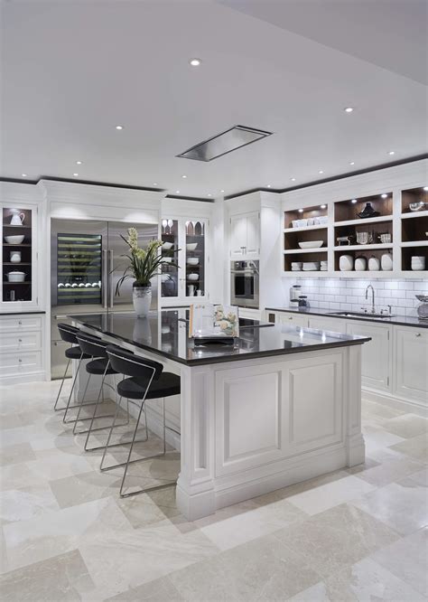 Upscale Painted Kitchens With White Cabinets