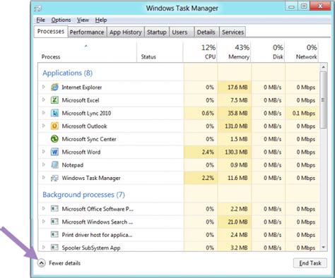 Microsoft Details Windows 8 Task Manager Features And Layout Techspot