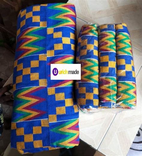 Authentic Kente 6 And 12 Yards Genuine Ghana Handwoven Kente Etsy