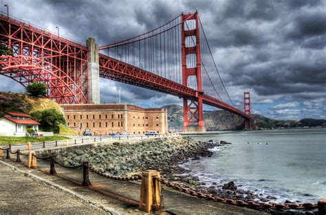 San Francisco Ca Golden Gate Bridge Hdr Places 2 Explore