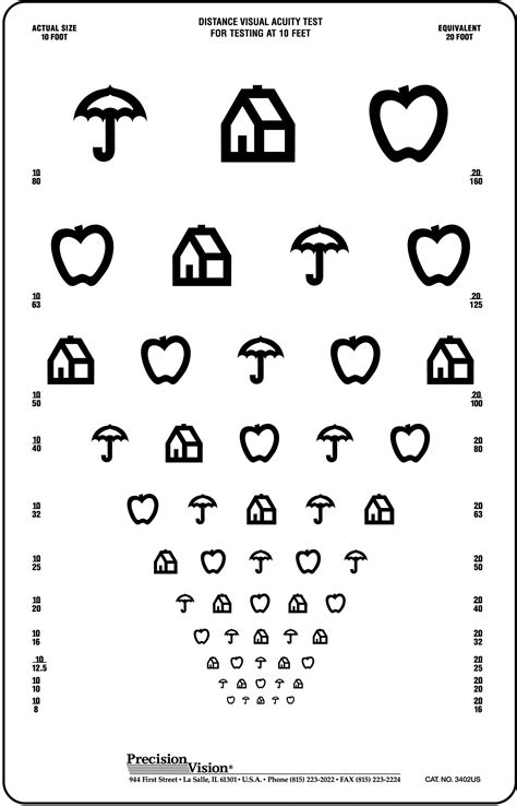 Eye Test Chart Eye Chart Eye Chart Printable