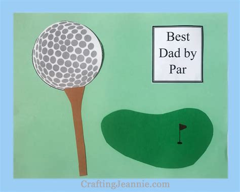 Golf Craft For Fathers Day Crafting Jeannie