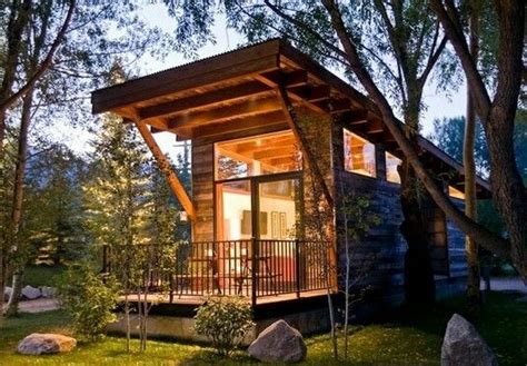 Modern Small Cabin With Slant Roof Best Tiny House Tiny Luxury