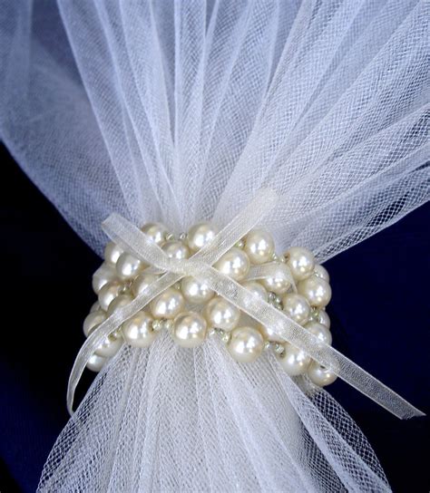 Wedding Napkin Rings Creme Pearls Napkin Rings Beaded