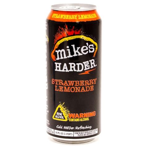 Mikes Harder Strawberry Lemonade 2416oz Cans Beverages2u