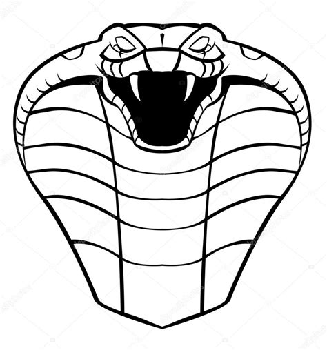 Ilustración Vectorial De La Cabeza De Cobra 2023