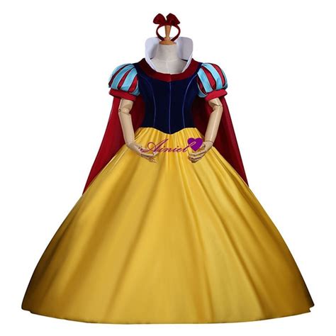 Princess Snow White Cosplay Costume Adult Halloween Party Costumes