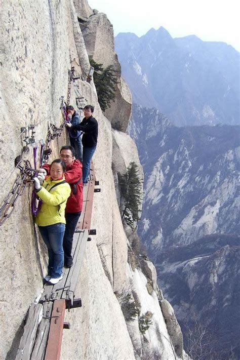 Dont Look Down A Glimpse At The Worlds Scariest Hikes Travel The