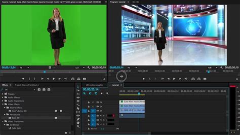 How To Remove Green Screen In Adobe Premiere Cc Chroma Key Remove Background Tutorial YouTube