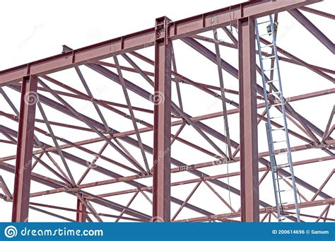 Steel Frames Of A Building Under Construction Stock Photo Image Of