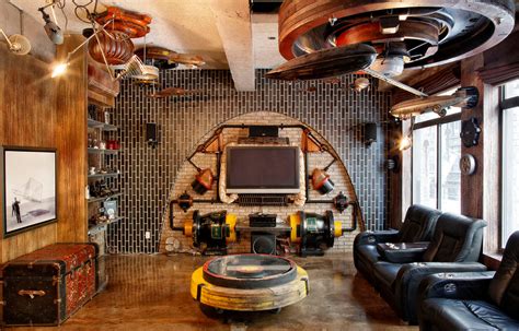 Wall mural steampunk home decor. Decorating Your Space With Steampunk Style - HotPads Blog