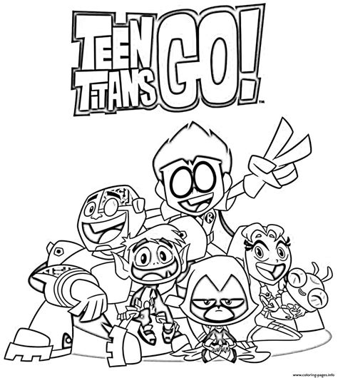 Coloring pages teen titans go will introduce young artists to the characters of the cartoon series about the adventures of a team of teenage superheroes. Teen Titan Go Coloring Pages - Coloring Home