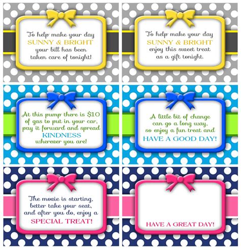 Random Acts Of Kindness Cards Kindness Notes Ts Cards Pertaining