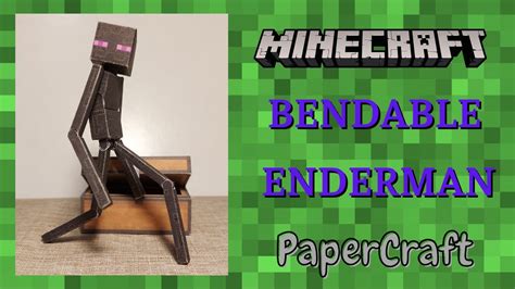 Papercraft Enderman Head Minecraft Posters Minecraft