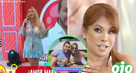 Qué dijo Sofía Franco de las críticas de Magaly Medina web ojo farándula OJO SHOW OJO