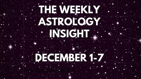 The Weekly Astrology Insight - YouTube