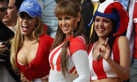 paraguay s copa america has the hottest fans in football daily mail online