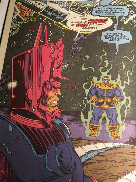 Galactus Completely Disgusted With Thanos Arrival The Silver Surfer