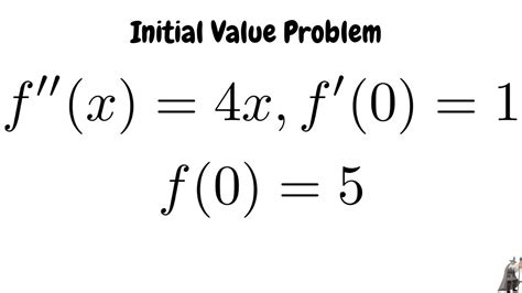 Calculus Solving A Differential Equation An Initial Value Problem Youtube