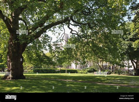 Brunswick Square Gardens A Public Park In Bloomsbury Central London