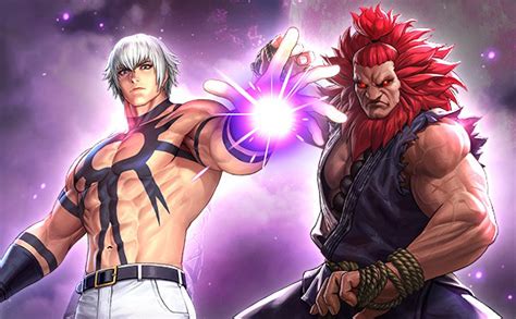 the king of fighters allstar x street fighter v collaboration pre registration opens