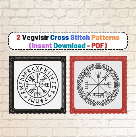This Bundle Contains Two Stunning Cross Stitch Patterns That Feature