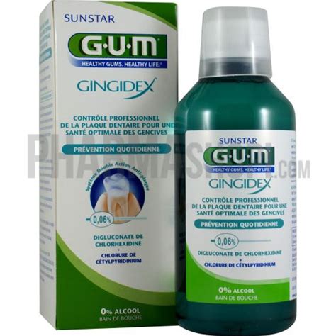 Gum Gingidex Prévention Quotidienne Bain De Bouche Flacon De 300 Ml
