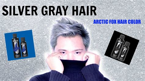 Dying My Hair Silver Gray Using Arctic Fox Hair Color