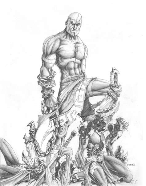 Kratos By Merrk On Deviantart
