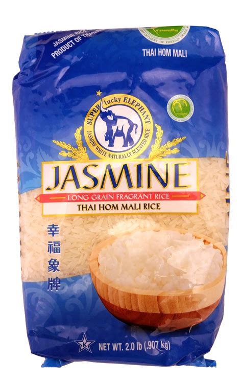 Super Lucky Elephant Jasmine Rice Stand Up Pack 2lb