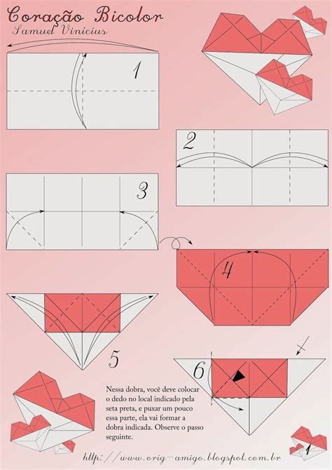 Origami Heart Origamis De Amor Origami Para Iniciantes Projeto Origami