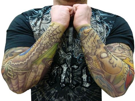 Authentic Gangsta Tattoo Sleeves Pair Bewild