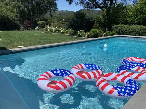 4th of july pool scene pool outdoor decor pool float