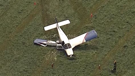 Pilot Injured After Single Engine Plane Crashes Onto Langley Field