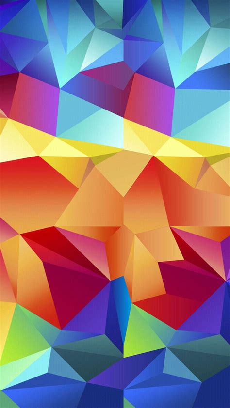 Android Geometric Triangle Wallpapers Wallpaper Cave