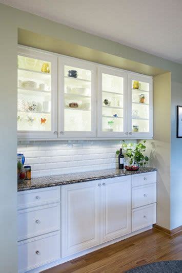 Standard upper cabinets with doors offer plenty of storage with a clean and composed look. Shallow base cabinets AIM Kitchen & Bath | Kitchen Gallery ...