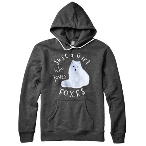 Just A Girl Who Loves Foxes Cute Ts For Women And Girls Pullover