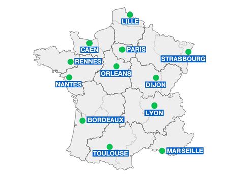 Carte Principales Villes De France Carte France Avec Villes Hot Sex