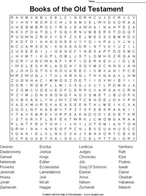 Here are the bible word search printable pages. Old testament books of the bible crafts for kids in 2020 ...