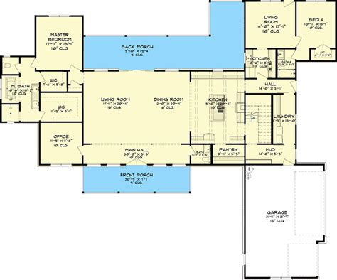 Contemporary Hill Country Home Plan With In Law Suite 150004hrp