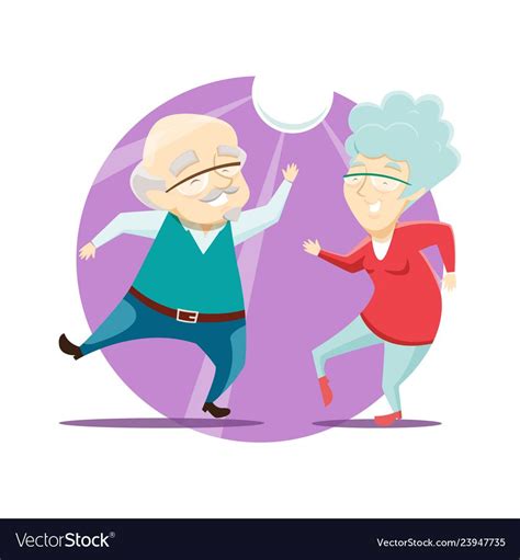 grandma and grandpa have fun and dance at disco vector image grandma and grandpa disco disney