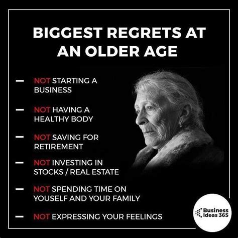 Biggest Regrets At An Older Agedailymotivation