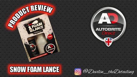 Autobrite Direct Snow Foam Lance Product Review Youtube