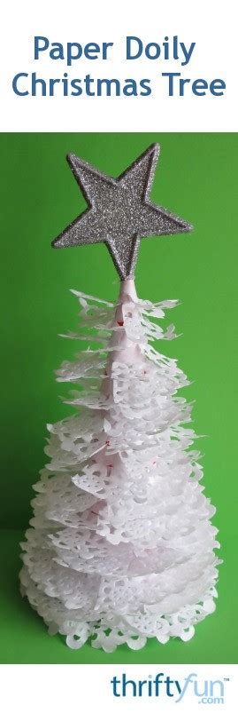 Paper Doily Christmas Tree Thriftyfun