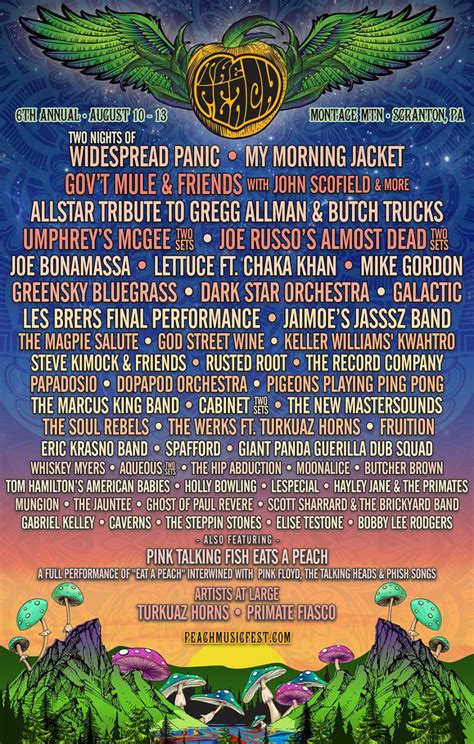 The wait is over, events are back. Peach Music Festival Announces 2017 Lineup Additions