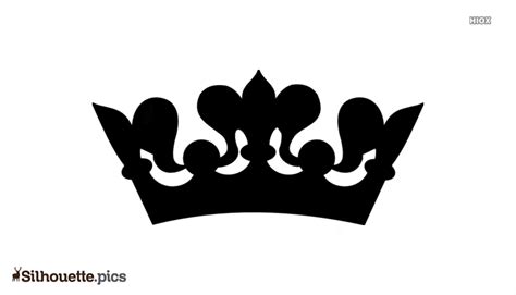 Royal Crown Silhouette Art Silhouettepics