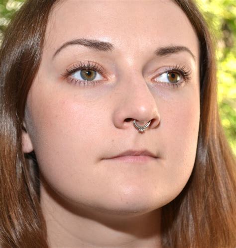 Septum Silver Jewelry Silver Daith Piercing Septum Earring Etsy