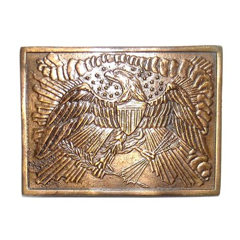 American Bald Eagle Great Seal Vintage Bergamot Napoleon Brass Color