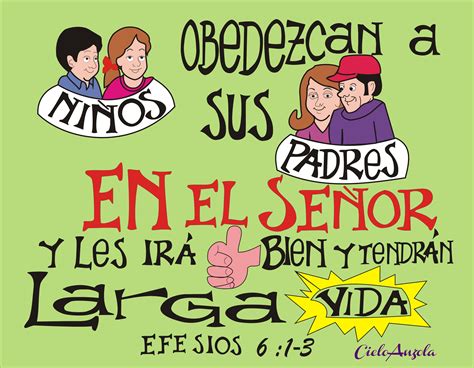 Efesios 61 3 Biblia Para Niños Escuela Dominical Para Niños Biblia