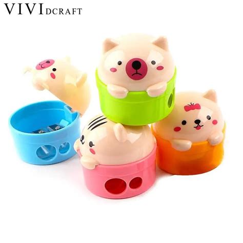 Vividcraft Office School Supplies 1x Cute Kawaii Bear Mini Pencil
